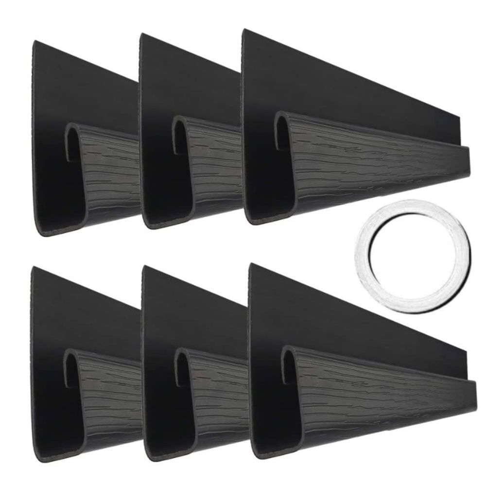 NIB Computer Desk Cable Organizer - (6) - Black